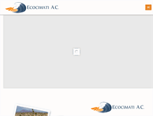 Tablet Screenshot of ecocimati.org
